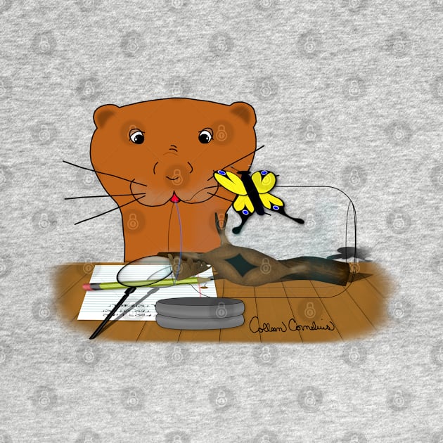 Homeschooling Oliver The Otter - The Butterfly by ButterflyInTheAttic